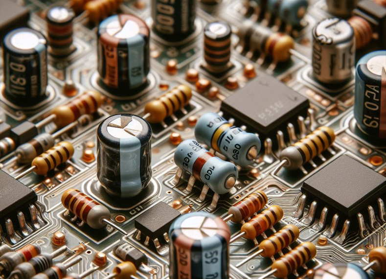 resistores e capacitores